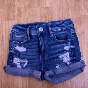 ae denim shorts